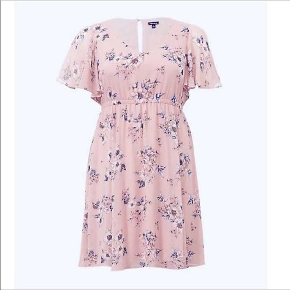 Pink floral Torrid dress